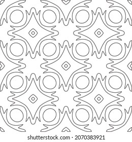 fondo de patrón floral.Patrón geométrico repetido a partir de elementos rayados.   Patrón blanco y negro.