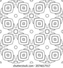floral pattern background.Repeating geometric pattern from striped elements.  Black pattern. 