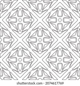 fondo de patrón floral.Patrón geométrico repetido a partir de elementos rayados.  Patrón negro. 
