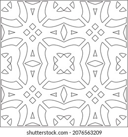 
floral pattern background.Repeating geometric pattern from striped elements.  Black pattern. 