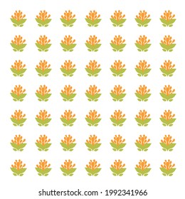 floral pattern. beautiful decorated floral background. vector illustration