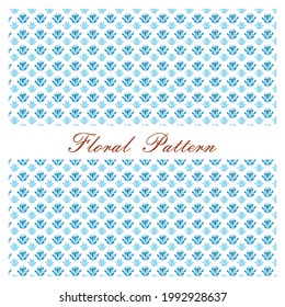 patrón floral. un bonito fondo floral. ilustración vectorial