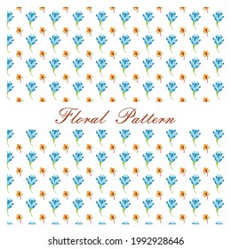 floral pattern. beautiful decorated floral background. vector illustration