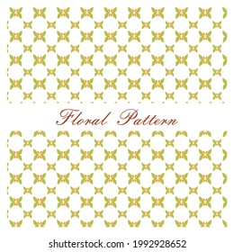 floral pattern. beautiful decorated floral background. vector illustration