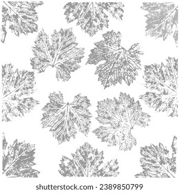 Floral pattern black and white  background texture 