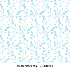 floral pattern , blue tone