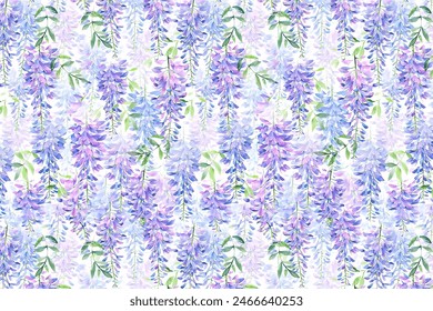 floral pattern with bright colorful flowers and tropic leaves on a white background. The elegant the template for fashion prints. Modern floral background. Trendy Folk style.