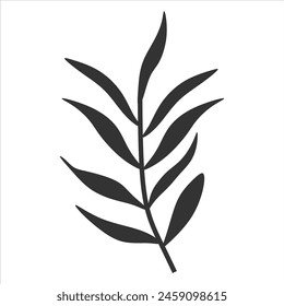 Floral Pattern Brush Vector Element