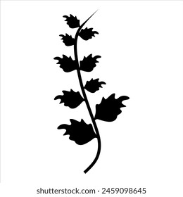 Floral Pattern Brush Vector Element