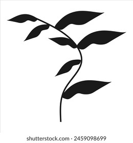 Floral Pattern Brush Vector Element