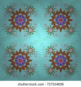 Floral pattern can be used for wallpaper, background fills, web page background. Seamless pattern with stylized flowers. Ornate zentangle seamless texture, pattern with abstract flowers.