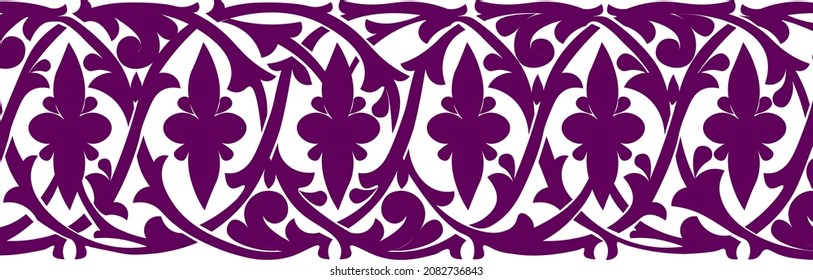 Floral pattern. can repeated. traditional pattern