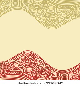 Floral pattern card nature background vector illustration