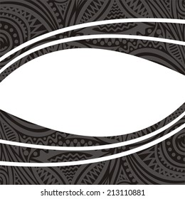 Floral pattern card vector illustration