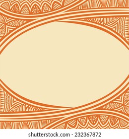 Floral pattern card vector illustration