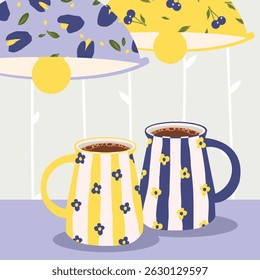 floral pattern Coffee Tea Mug art print