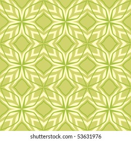 floral pattern colored in green