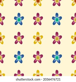 floral pattern, colorful. Vector illustration of flowers