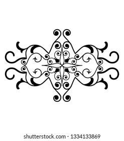 Floral pattern conceptualizing design elements 