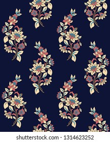 floral pattern Cute Floral pattern on navy