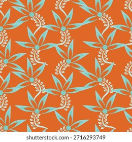 Patrón floral, lindo diseño floral sin fisuras, ditsy flores en Vector.
