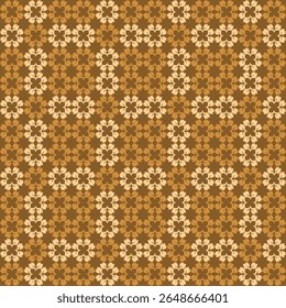 Floral pattern decorated with ikat