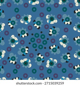 Obra de arte de diseño de patrón floral .