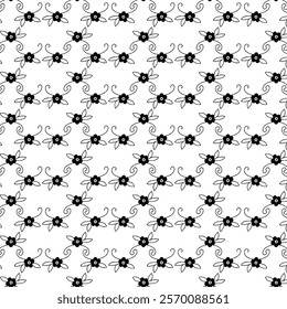 Floral pattern design with background
