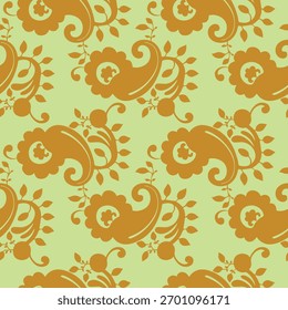 Blumenmuster Design mit Mandelblüten dekoriert
