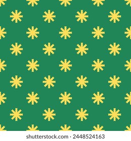 Floral pattern design with flower shape in flat style for textile or printing business
