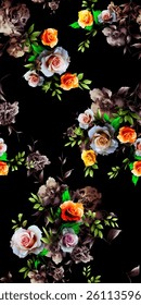 floral pattern design flower for textile
