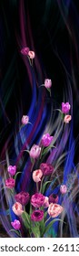 floral pattern design flower for textile