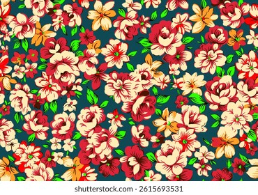 floral pattern design flower for textile