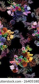 floral pattern design flower for textile