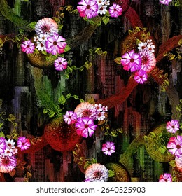 floral pattern design flower for textile