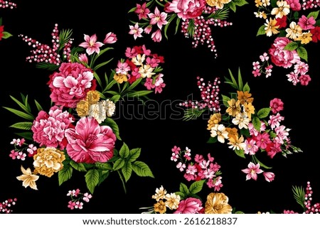 floral pattern design flower for textile