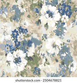 floral pattern design High-Definition on Creative Texture Surface