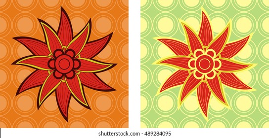 floral pattern design illustration concept for background use
