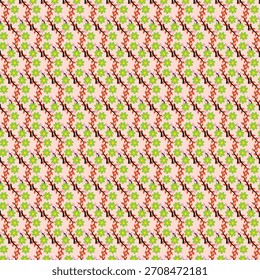 Diseño de patrón floral de fondo blanco roto 