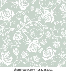 Floral pattern. A design with roses and flowers. Floral soft colors background and wallpaper.