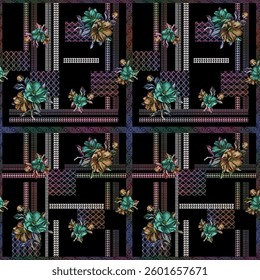 floral pattern design seamless for textile