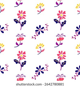 Floral pattern design showcase studio digital artwork modern eye-level creative inspiration