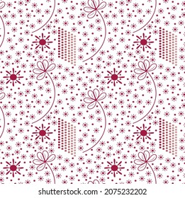 Floral pattern design stylish modern pattern