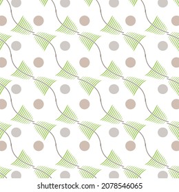 Floral pattern design template with flower motif. nature decorative background in flat style. repeat and seamless vector for wallpapers, wrapping paper, packaging, printing business, textile, fabric