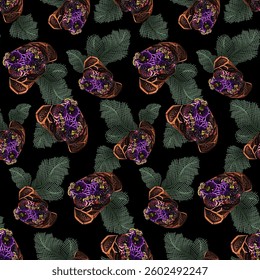 floral pattern design for textile