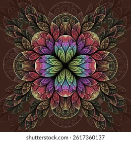 floral pattern design for textile