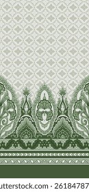 floral pattern design for textile