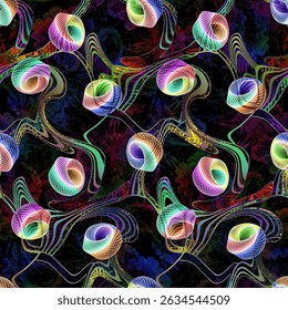 floral pattern design for textile
