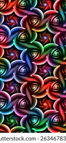 Diseño de patrón floral para textiles