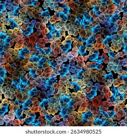 floral pattern design for textile